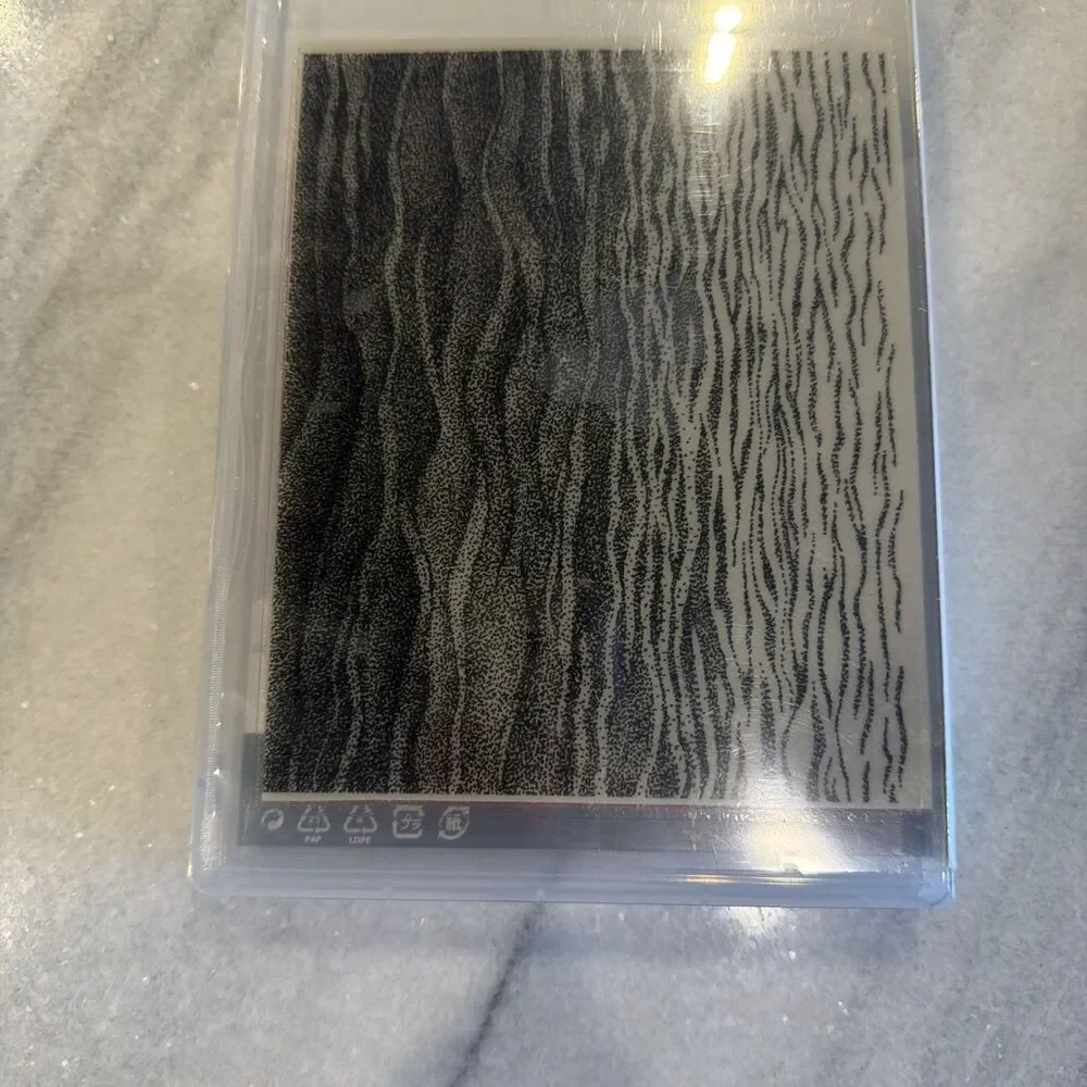 Stampin Up NEW Gentle Waves #157868 Background Rubber Mount Stamp